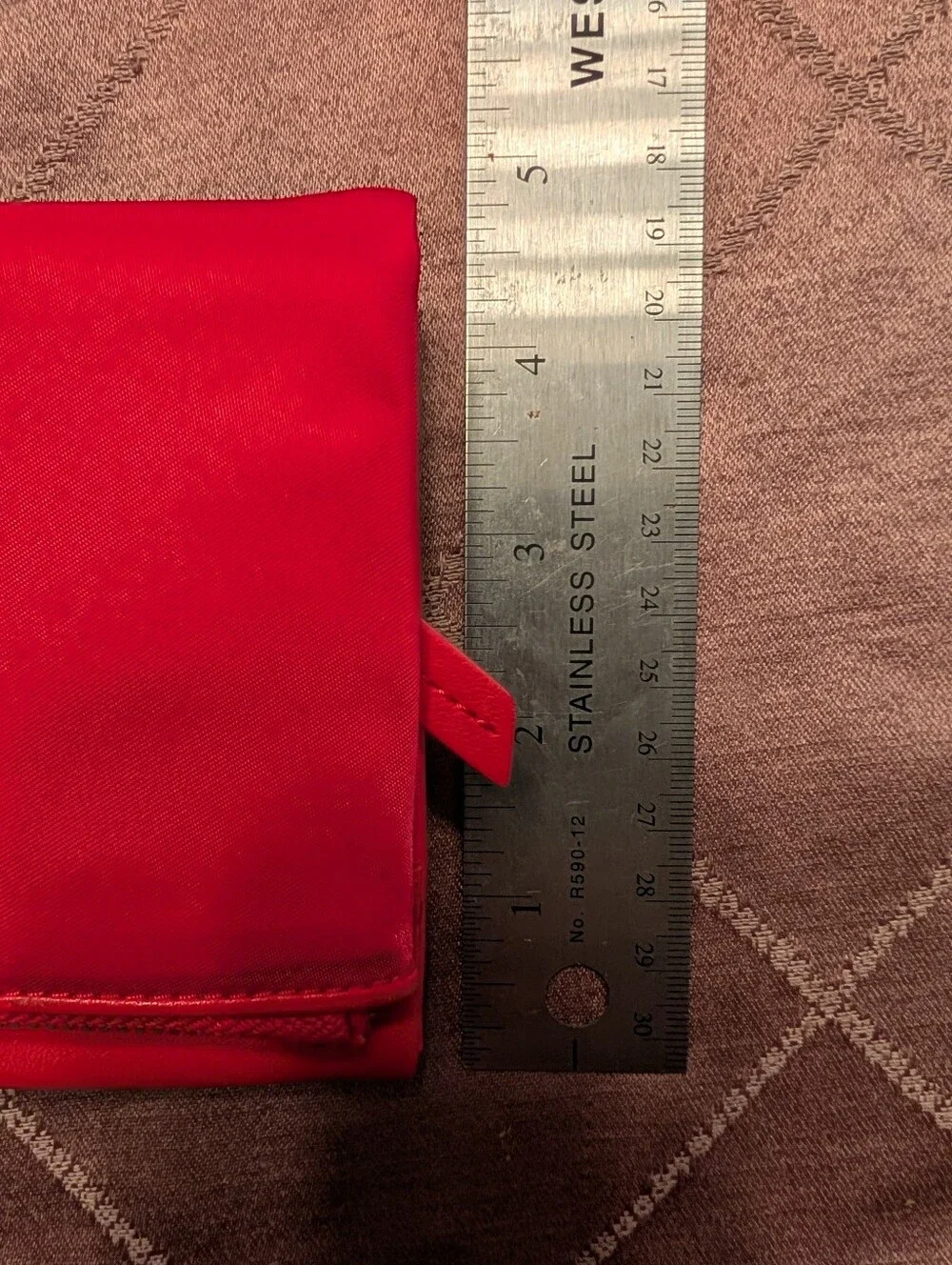 Tumi red nylon
